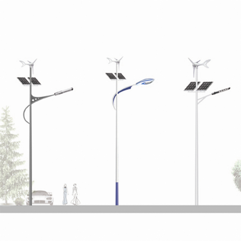 Farola híbrida eólica y solar para todo tipo de condiciones meteorológicas
