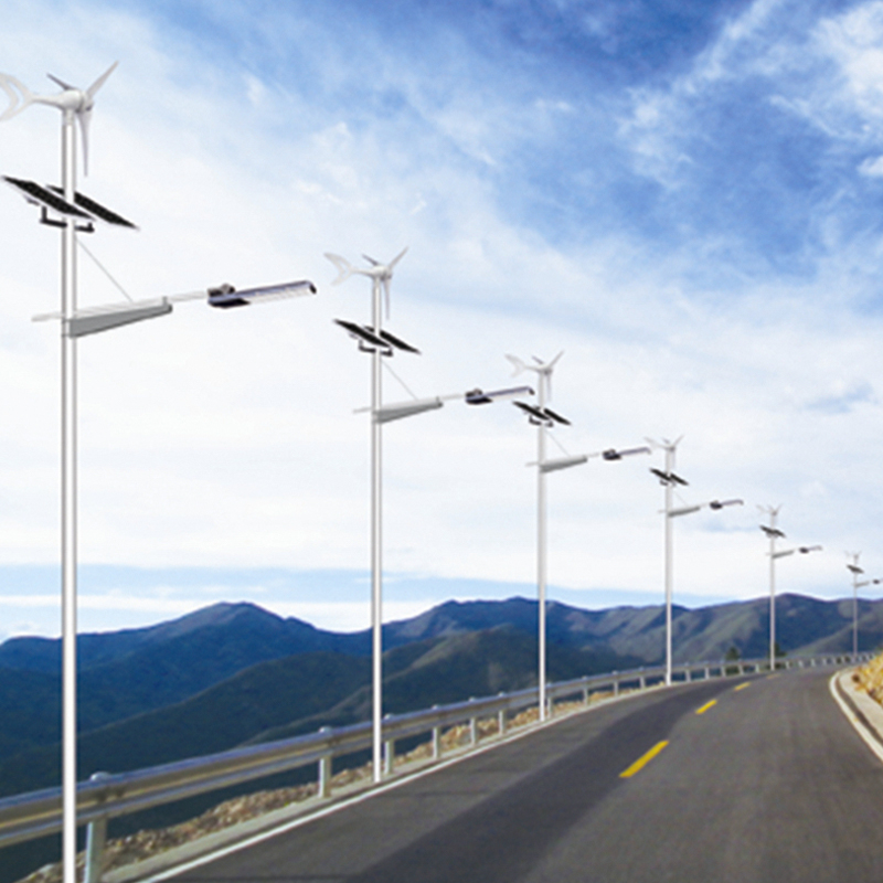 Farola híbrida eólica y solar para todo tipo de condiciones meteorológicas
