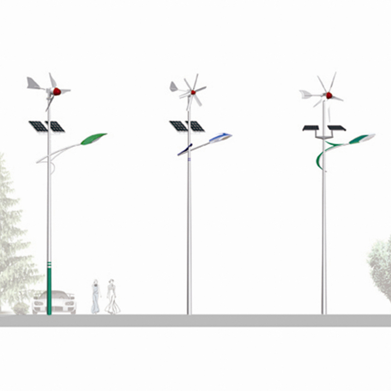 Farola híbrida eólica y solar para todo tipo de condiciones meteorológicas