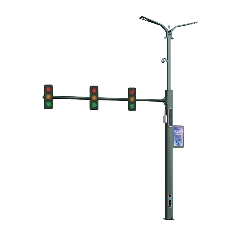 Poste de iluminación multifuncional inteligente integrado