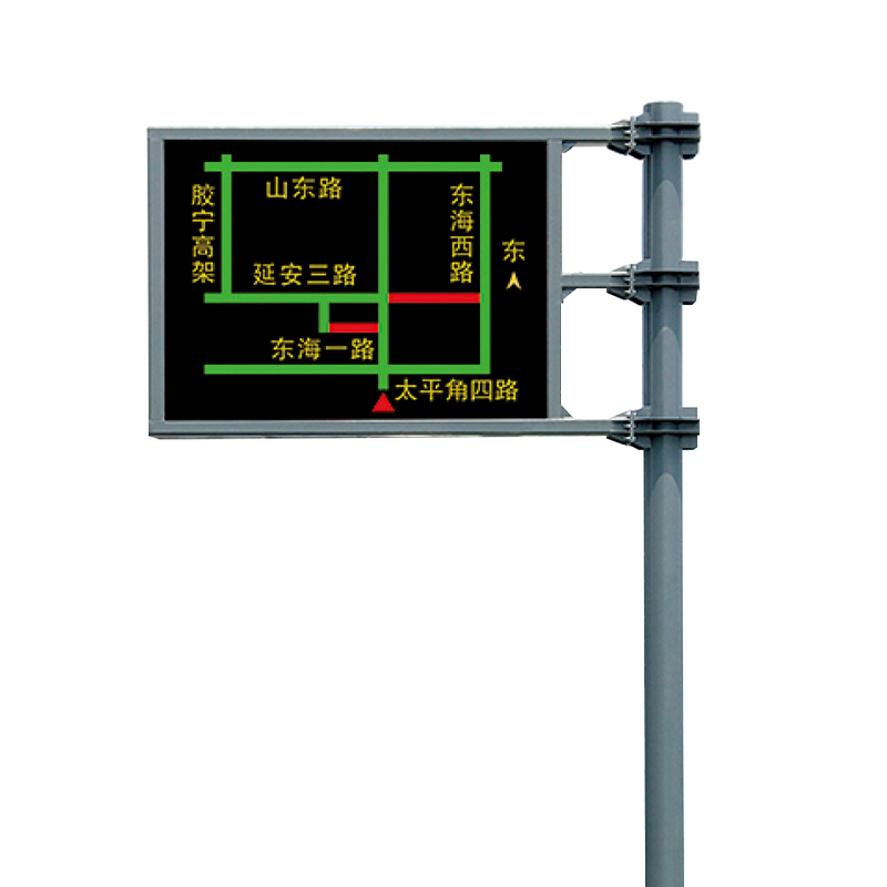 Poste de pantalla de guía de tráfico LED estándar
