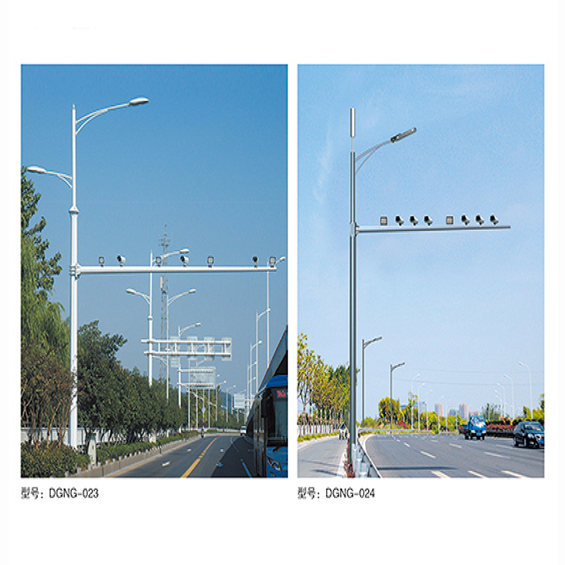 Poste de iluminación combinado multifuncional con sistema de monitoreo